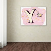 Védjegy Képzőművészet Bunny on Swing Canvas Art készítette: Carla Martell