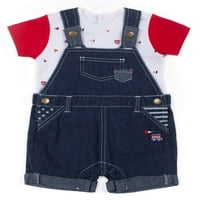 Baby Boy Americana póló és shortlalls, ruhakészlet