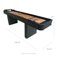 Triumph Glide & Roll 2-in-shuffleboard és bowlingasztal