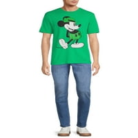 Mickey Mouse Men's St. Patrick grafikus nyomtatási pólója