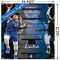 Dallas Mavericks - Luka Doncic Wall poszter push csapokkal, 14.725 22.375