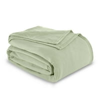 Vellu gyapjú takaró queen méretű ágy takaró - egész szezonban meleg, könnyű, szuper lágy dobó takaró - zöld takaró - Hotel minőségi