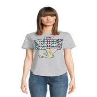 Tinkerbell női rövid ujjú grafikus póló, Méretek XS-XXXL