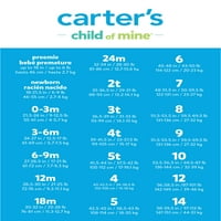 Carter gyermeke kisfiú nadrágom, csomag, preemie-hónapok