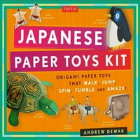 Japán papírjátékok készlet: Origami papírjátékok, amelyek sétálnak, ugrálnak, forognak, bukdácsolnak és Meghökkentnek