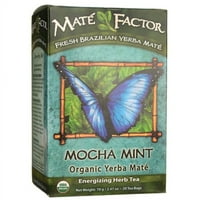 Mate Factor Szerves Yerba Mate Energizáló Tea-Mokka Menta Táska