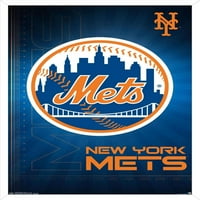 New York Mets - Logo Wall poszter, 14.725 22.375