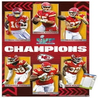 Kansas City Chiefs - Super Bowl LVII Champions Wall Poster, 14.725 22.375
