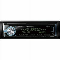 Pioneer DEH-X56HD egyetlen CD-vevő beépített HD rádióval, Mixtrax, Apple iPod Control, Android, Pandora, USB, Aux