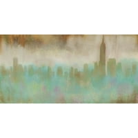 Marmont Hill Crouded Skyline , Rick Novak festmény nyomtatása csomagolt vászonra