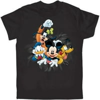 Disney ifjúság Fab Repring Mickey Donald Pluto Goofy Tee