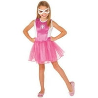 Spidergirl rózsaszín gyermek ruha halloween jelmez