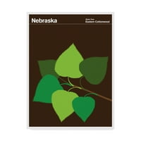 Védjegy Szépművészet 'Nebraska Eastern Cottonwood' Canvas Art by Print Collection - Előadó