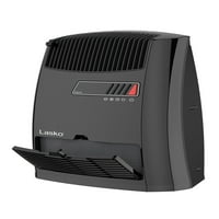Lasko 1500w elektromos kerámia helyiségfűtő időzítővel és termosztáttal, CC13700, Fekete