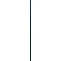 Ekena Millwork 3 4 W 33 H élettartamú vinil, farokforma két egyenlő panel, emelt panel redőnyök, w redőnyök, éjfélkék