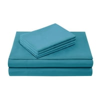 Comfort Comforts szilárd poliészter mikroszálas szilárd lapkészlet, iker XL, réce