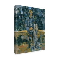 Paul Cezanne paraszt ”vászon művészetének portréja