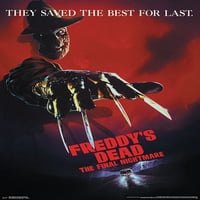 Rémálom az Elm utcában-Freddy halott Falplakátja, 22.375 34