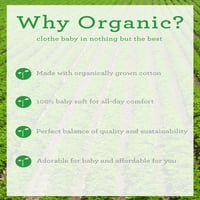 Just Born® Organic Baby Boy 3-os 3 darabos hazaviszem