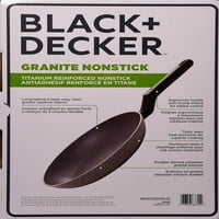 + Decker Titanium Nonstick Belső Gránit edénykészletek, 14 darab