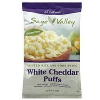 Sage Valley fehér Cheddar Puffs, oz