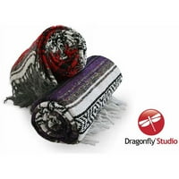 Dragonfly Studio mexikói pamut takaró