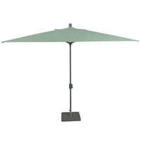 Amauri Outdoor Living - Laguna Cove 10 '6,5' Rect Auto Tiltmarket esernyő, főszereplő szürke keret, Sunbrella Spa árnyék
