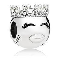 Hercegnő hangulatjelek varázsa sterling ezüst wikro gyöngy-készlet egy varázsa 797143Cz