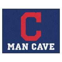 - Cleveland indiánok Man barlang All-Star Mat 33.75 X42.5