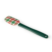 Farberware ünnepi zöld kockás szilikon műanyag spatula