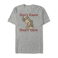 Nintendo Donkey Kong Dont Care férfi és nagy férfi grafikus póló