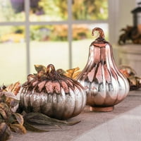Aranyozott betakarítási higany üveg sütőtök - otthoni dekoráció -