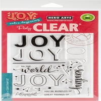 Hero Arts Clear Stamps 4 X6 Színréteg Joy üzenet