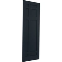 Ekena Millwork 15 W 53 H True Fit PVC San Juan Capistrano Mission Style Rögzített redőnyök, Starless Night Blue