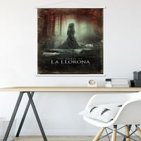 La Llorona átka-kulcs Művészeti fali poszter fa mágneses kerettel, 22.375 34