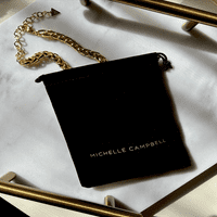 Michelle Campbell ékszerek női nyitott talon fülbevalók, sárgaréz ródium overlay