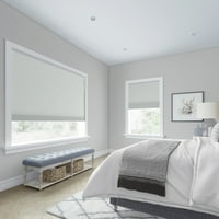 Egyéni Essentials kollekció, vezeték nélküli szoba sötétítő mobil árnyék, hó, 21 szélesség 48 hosszúság