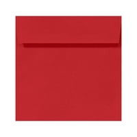 Luxpaper négyzet alakú borítékok, Ruby Red, 50 Pack