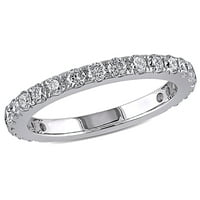 Carat T.W. Gyémánt 14KT fehérarany -évforduló gyűrű