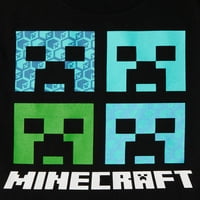 Minecraft Boys grafikus póló, 2 csomag, méret 4-18