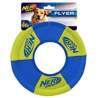 Nerf kutya 9in Trackshot dobás és Tug gyűrű Kutya Játék-Kék Zöld