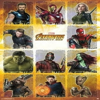 Marvel Cinematic Universe-Avengers-Végtelen Háború-Kollázs Fali Poszter, 22.375 34