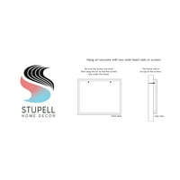 Stupell Industries Mák Hüvelyek Akvarell Botanikai Botanikai & Virágos Festmény Szürke Keretes Művészet Nyomtatás Wall Art