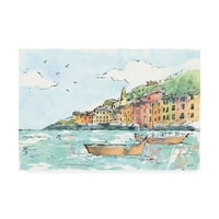 A „Portofino i” canvas művészete védjegye Anne Tavoletti vászonművészete