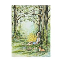 Michelle Faber, a „Erdészeti Meditáció” vászonművészeti képzőművészeti képzőművészet
