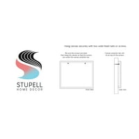 Stupell Industries Floral Print Boot gyógyít kézi madár vászon fal művészet, 36, Design Pamela K. sör