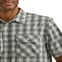 Wrangler® férfi rövid ujjú kockás ing, S-5XL méretű