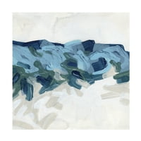 Június Erica Vess 'Mountain Strata I' Canvas Art