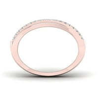 1 3ct tdw gyémánt 10k rózsa arany crossover ígéret gyűrű