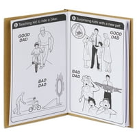 Amerikai üdvözlet apák napi kártya vicces jó apa kézikönyv